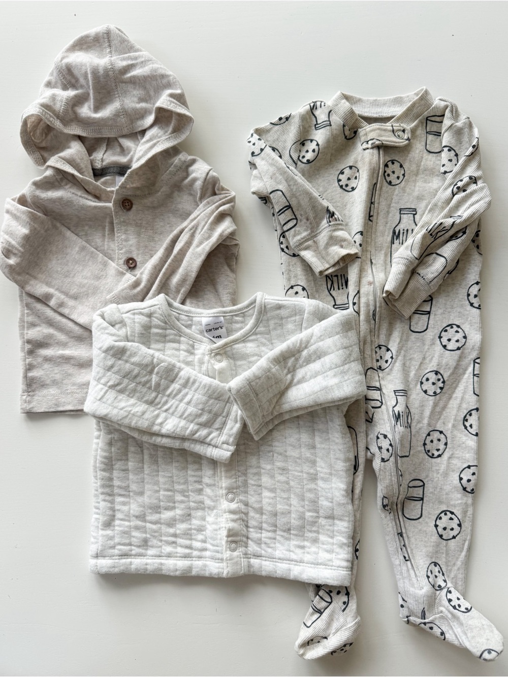 Lot of carters 6 month layering pieces and onesie